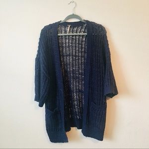 FREE PEOPLE Gone Fishing Knit Cardigan